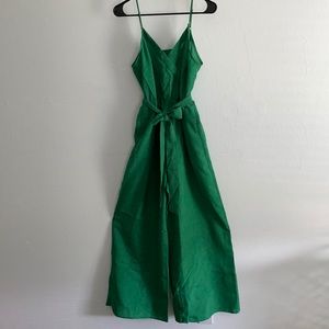 Flying Tomato Size Large Green Jumpsuit w/ pockets